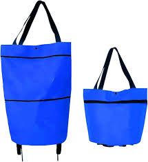 Carrito de compra plegable - Azul